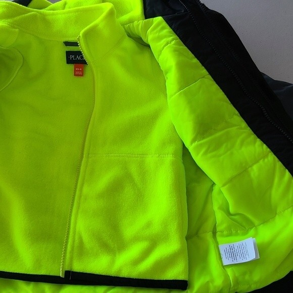 NWT Children's Place 3 in 1 Boys Coat Jacket Size XS 4 - Picture 5 of 9